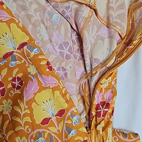 NWOT Free People Sasha Mini Dress Sunshine Combo Stretchy Size XS - Picture 8 of 10